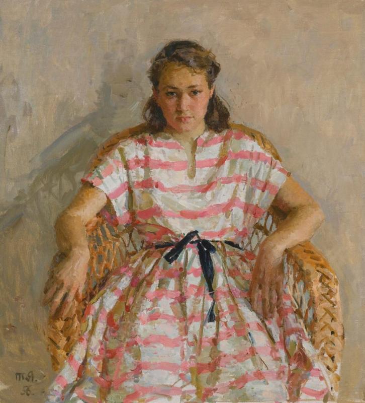 Portrait Of The Artist's Daughter, 1956 Artwork by Tatiana Yablonskaya