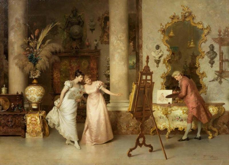 In The Studio Artwork by Francesco Beda