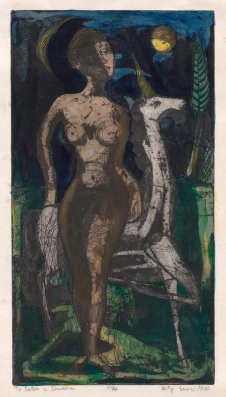To Catch A Unicorn, 1960 Artwork by Betye Saar