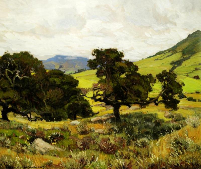 California Hills Artwork by William Wendt