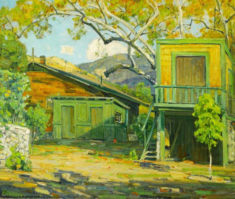 Canyon Cottage, 1940 Artwork by William Wendt