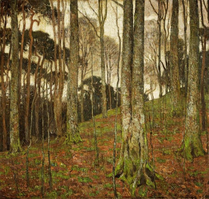Forest Interior, 1909 Artwork by William Wendt