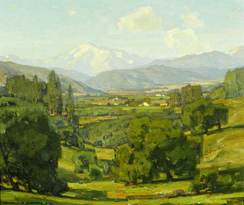 Mount San Antonio, (mount Baldy), 1923 Artwork by William Wendt