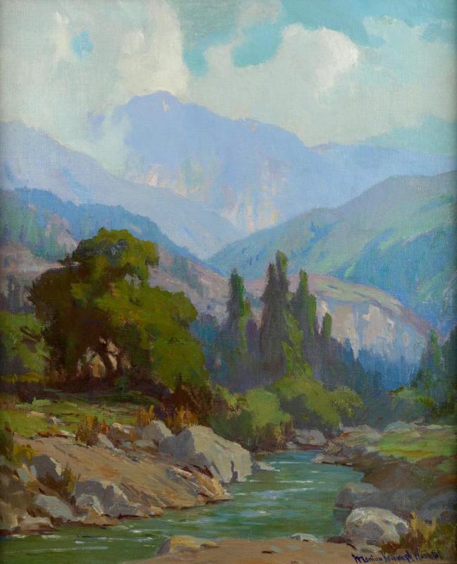 Bear Creek, Mount San Gorgonio Artwork by Marion Kavanaugh Wachtel