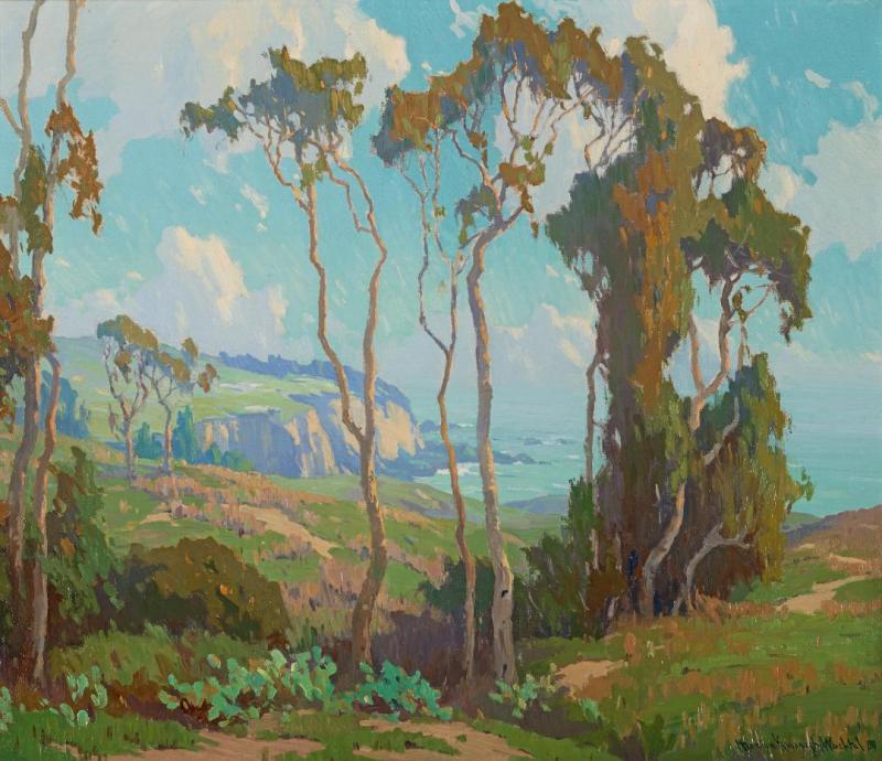 Eucalyptus In Laguna Hills Artwork by Marion Kavanaugh Wachtel