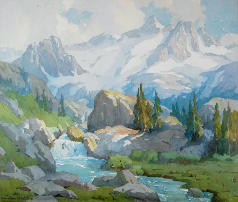 High Sierra Runoff Artwork by Marion Kavanaugh Wachtel