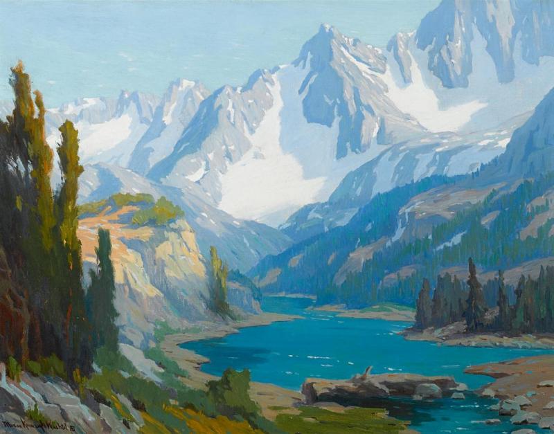 Long Lake, Sierra Nevada Artwork by Marion Kavanaugh Wachtel
