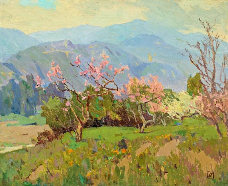 Spring Comes To The Valley Artwork by Marion Kavanaugh Wachtel