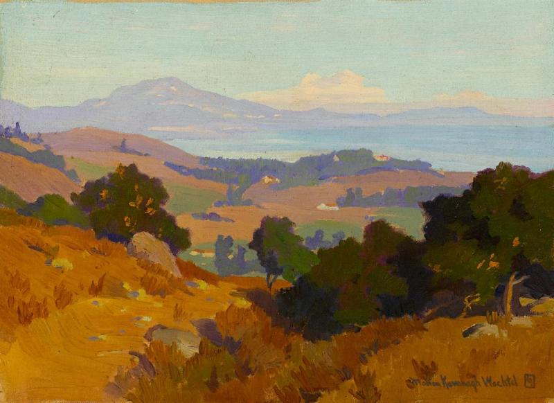View Along The Santa Barbara Coast Artwork by Marion Kavanaugh Wachtel