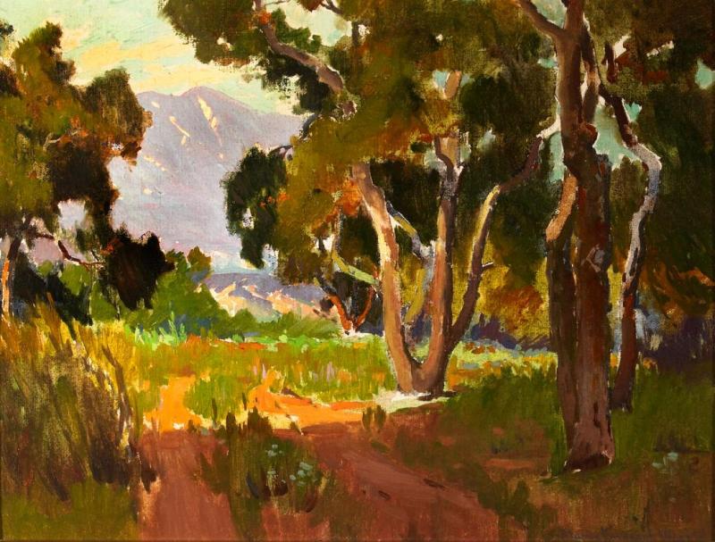 View Down The Valley, Mountain Landscape Artwork by Marion Kavanaugh Wachtel