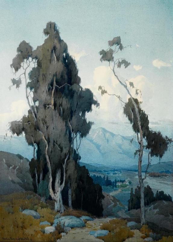 View Into The Valley Artwork by Marion Kavanaugh Wachtel