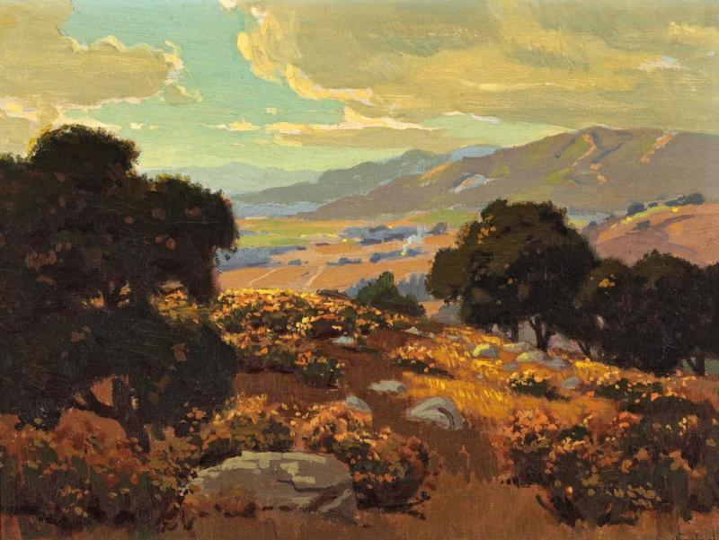 View Of The Valley Artwork by Marion Kavanaugh Wachtel