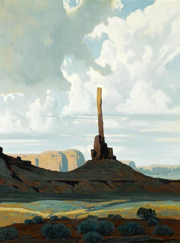 Totem Pole, Monument Valley, Arizona Artwork by James Swinnerton
