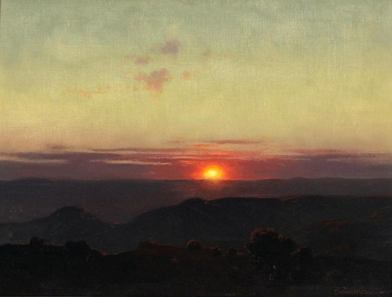Arizona Sunset Artwork by James Swinnerton