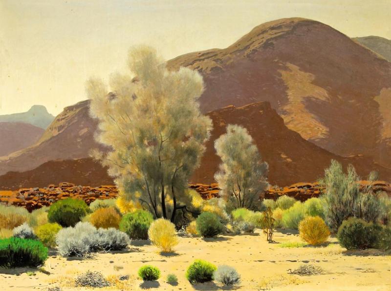 Smoke Trees Artwork by James Swinnerton