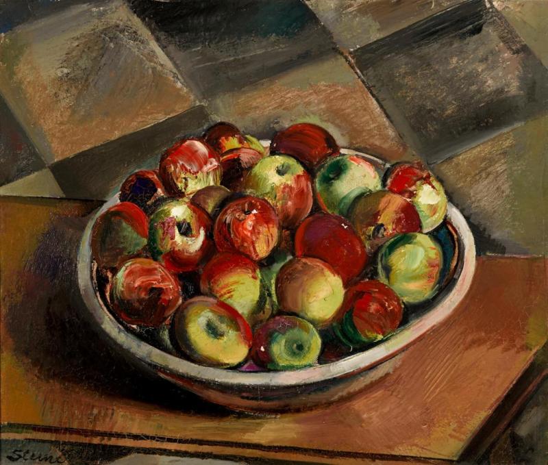 Bowl Of Apples Artwork by Maurice Sterne