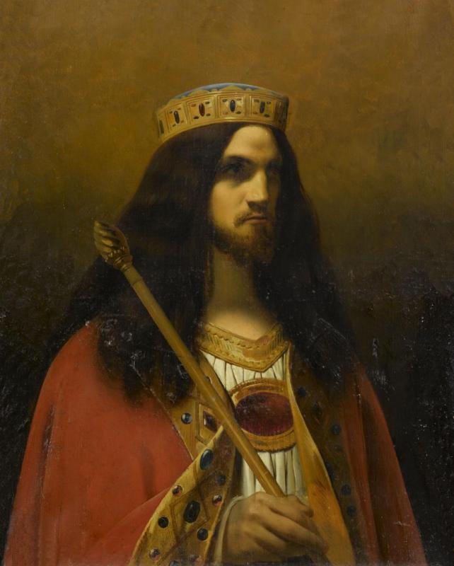 Childeric Iii, King Of The Franks, 1837-1838 Artwork by Émile Signol