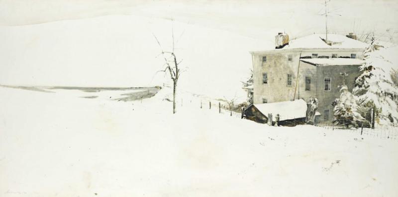 Heavy Snow, 1967 Artwork by Andrew Wyeth