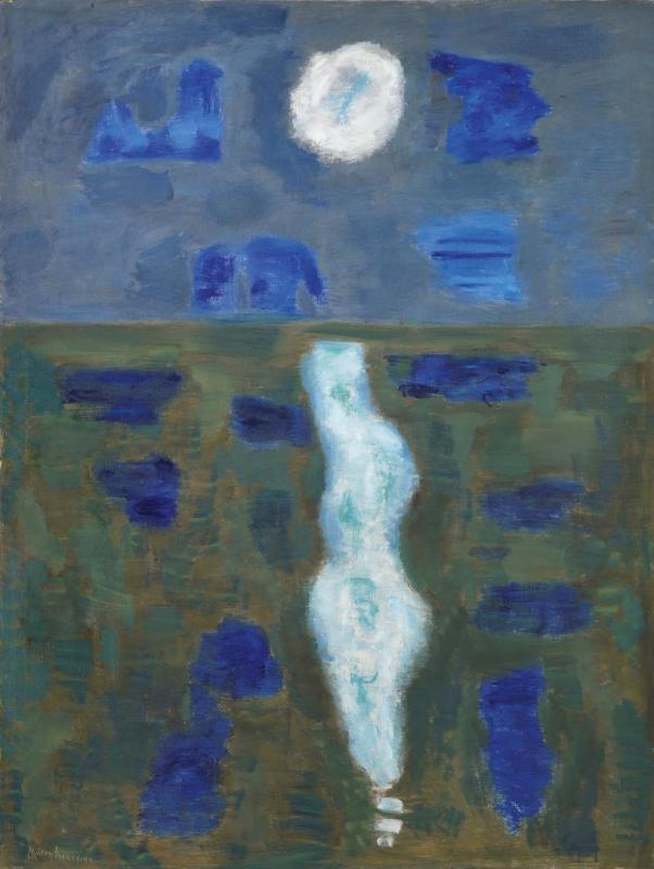 White Moon, 1957 Artwork by Milton Avery