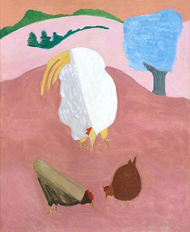 White Rooster, 1947 Artwork by Milton Avery