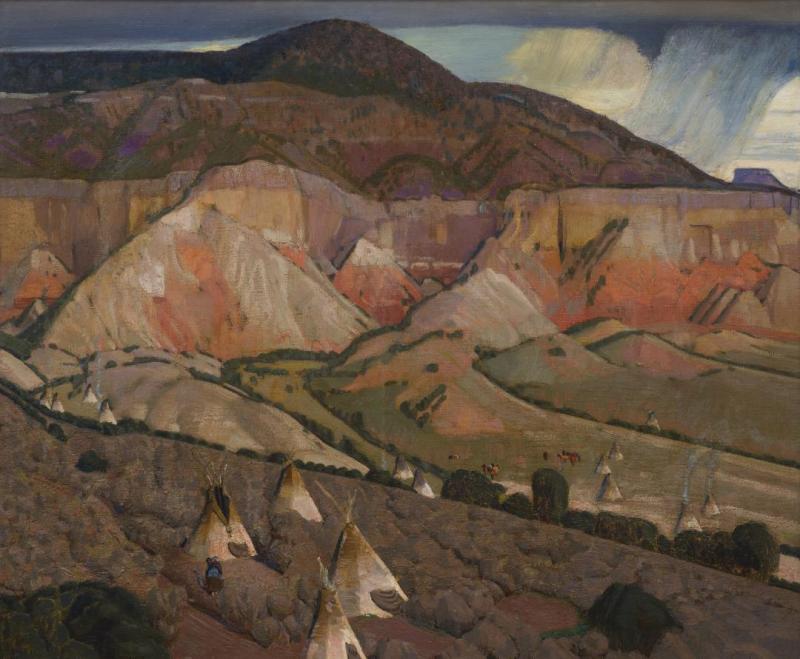 Apache Country, 1927 Artwork by Ernest Blumenschein