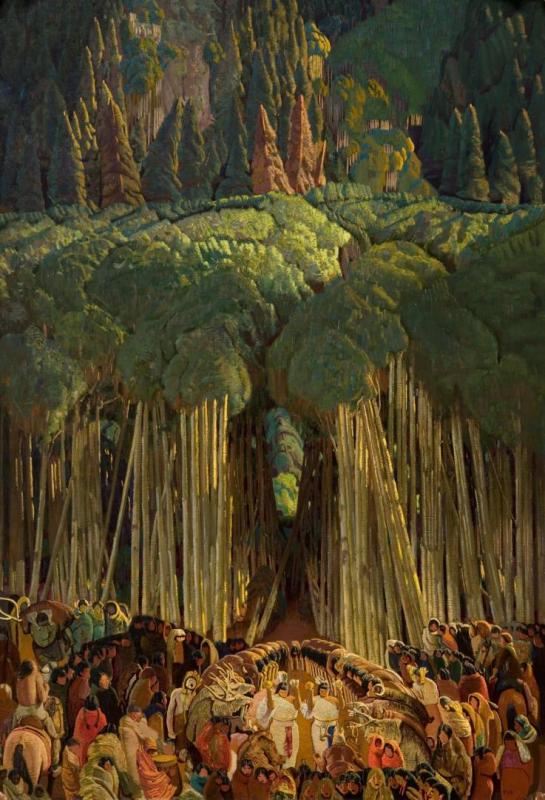 Enchanted Forest, 1946 Artwork by Ernest Blumenschein