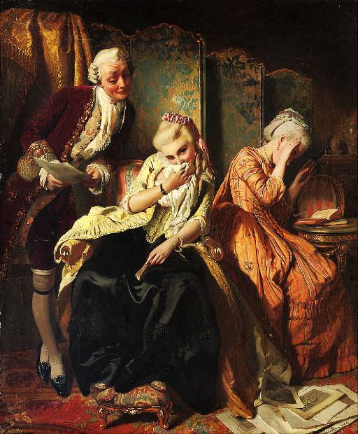 Dangerous Liaisons, 1845 Artwork by Henri-guillaume Schlesinger