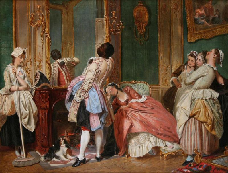 When The Cat's Away, The Mice Will Play Artwork by Henri-guillaume Schlesinger