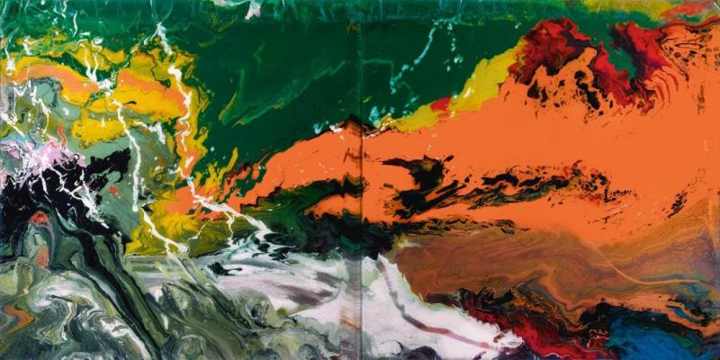 Flow (p15) Artwork by Gerhard Richter
