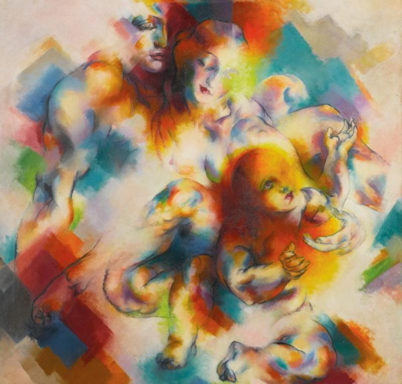 Nature Synchromy, 1924 Artwork by Stanton Macdonald-Wright