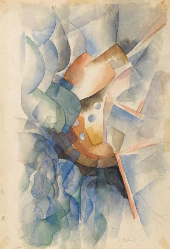 Sychromatist Abstraction, 1956 Artwork by Stanton Macdonald-Wright