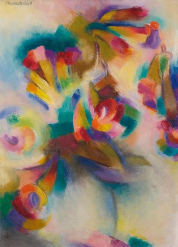 Trumpet Flowers, 1919 Artwork by Stanton Macdonald-Wright