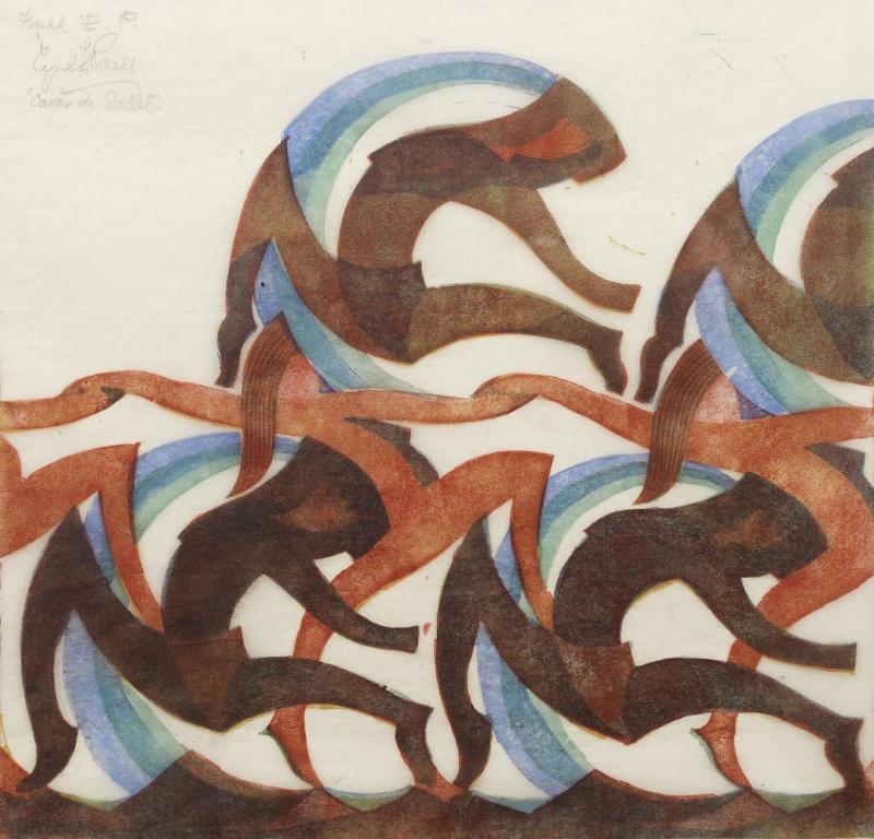 Corps De Ballet, 1932 Artwork by Cyril Edward Power