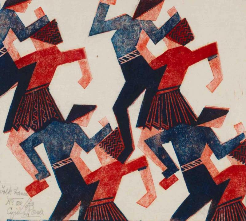 Folk Dance, 1932 Artwork by Cyril Edward Power