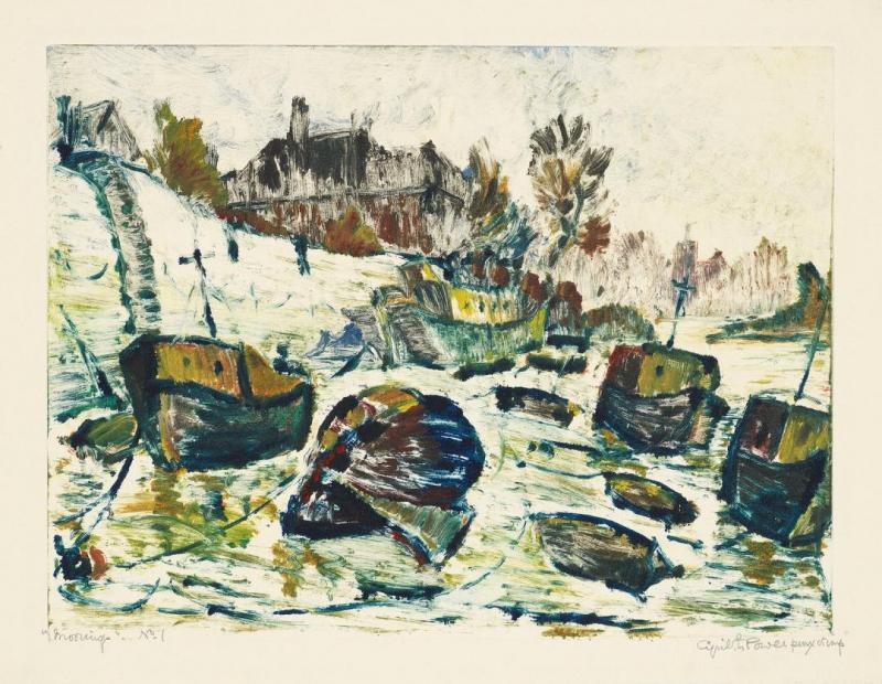 Moorings Artwork by Cyril Edward Power