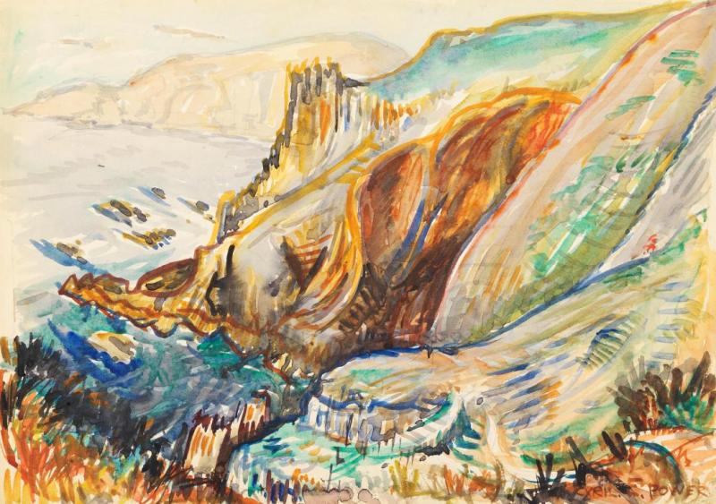 Rosemullion Point, Cornwall, 1949 Artwork by Cyril Edward Power