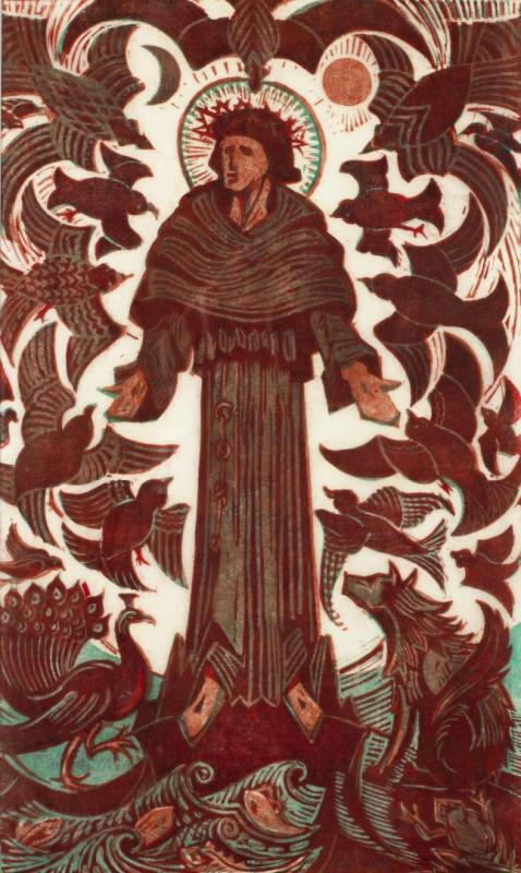 St Francis, 1937 Artwork by Cyril Edward Power