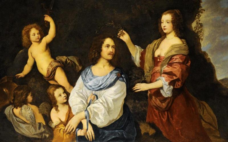 An Allegory Of Love, Thought To Represent William, 1st Earl Craven And Elizabeth Stuart, Queen Of Bohemia Artwork by Sir Peter Lely