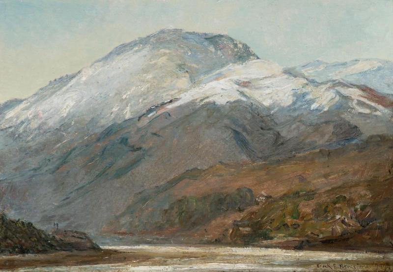 Mount Minobu, Japan, 1939 Artwork by Frank Ernest Beresford