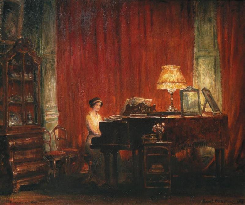The Rose Room, 1916 Artwork by Frank Ernest Beresford