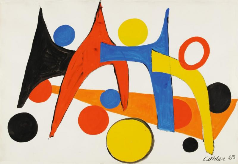Projet Pour Un Stabile, 1969 Artwork by Alexander Calder