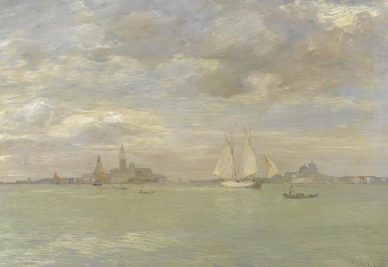 Laguna A Venezia, 1910 Artwork by Guglielmo Ciardi
