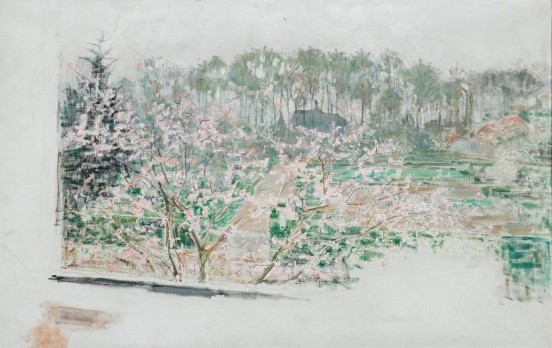 Erisiers En Fleurs Artwork by Jenny Montigny