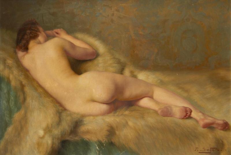 Nude Couchante Artwork by Paul Sieffert