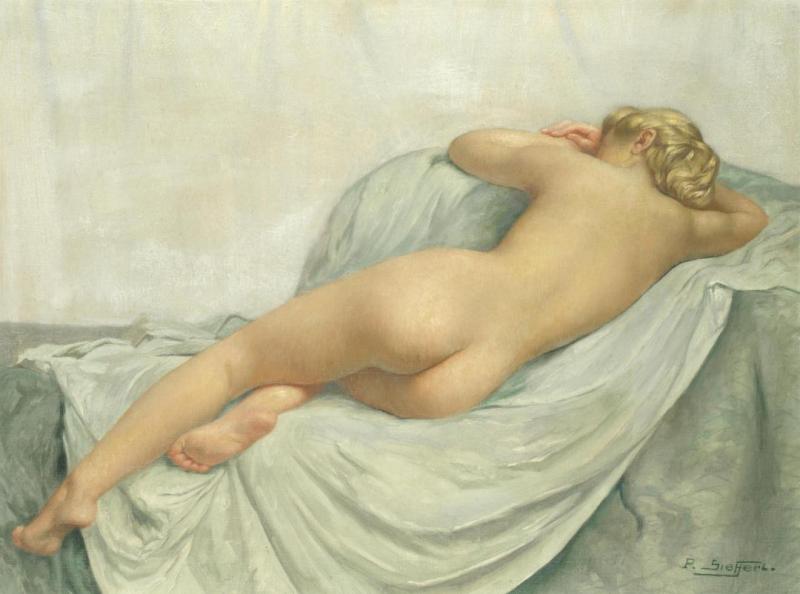 Reclining Nude 1 Artwork by Paul Sieffert