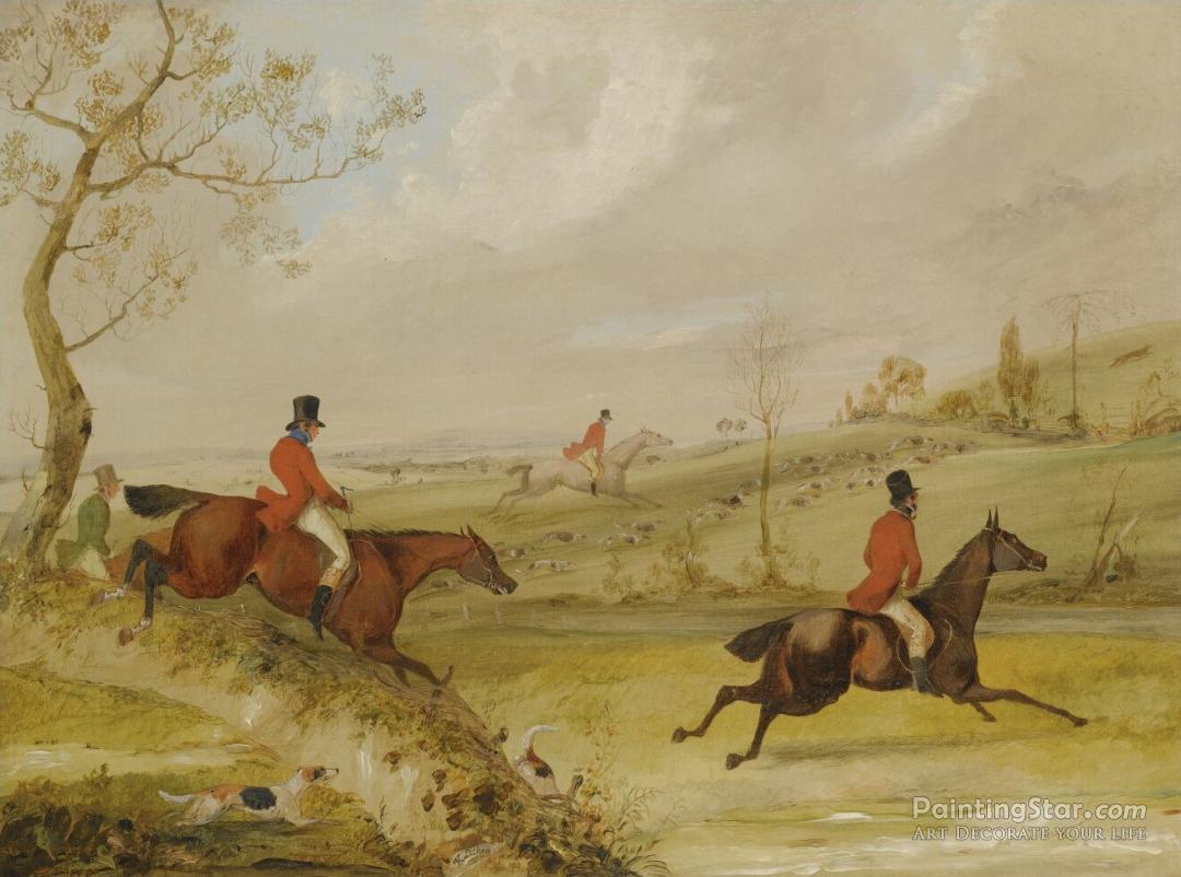 Full Cry Artwork by Henry Thomas Alken