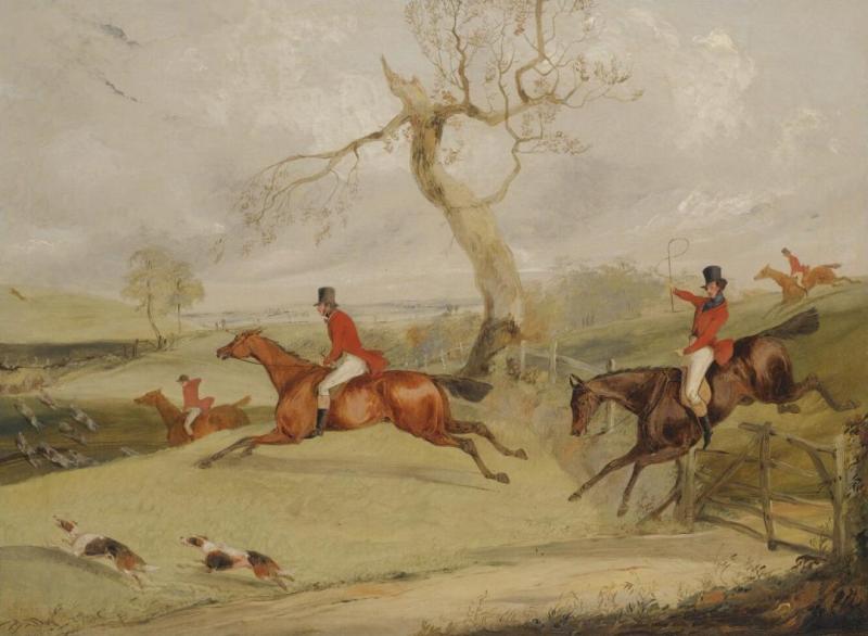 Going Away Artwork by Henry Thomas Alken