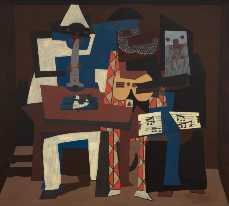 Three Musicians, 1921 Artwork by Pablo Picasso