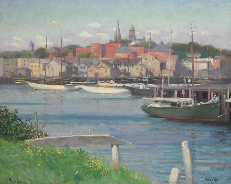 Gloucester Harbor Artwork by William Mcgregor Paxton