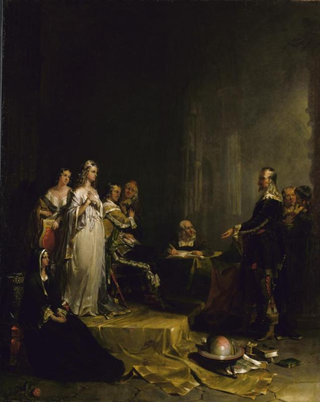 Columbus Before The Queen, 1841 Artwork by Peter Frederick Rothermel